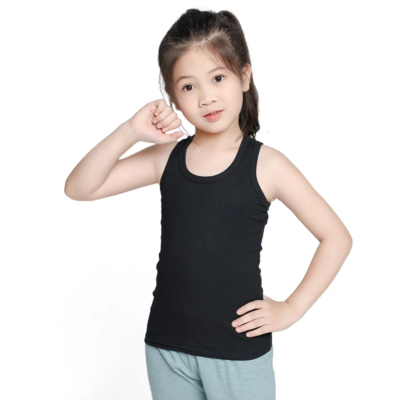 Kids Boys/Girls Vests Sleeveless Summer Children Cotton Tank Tops Underwear 
