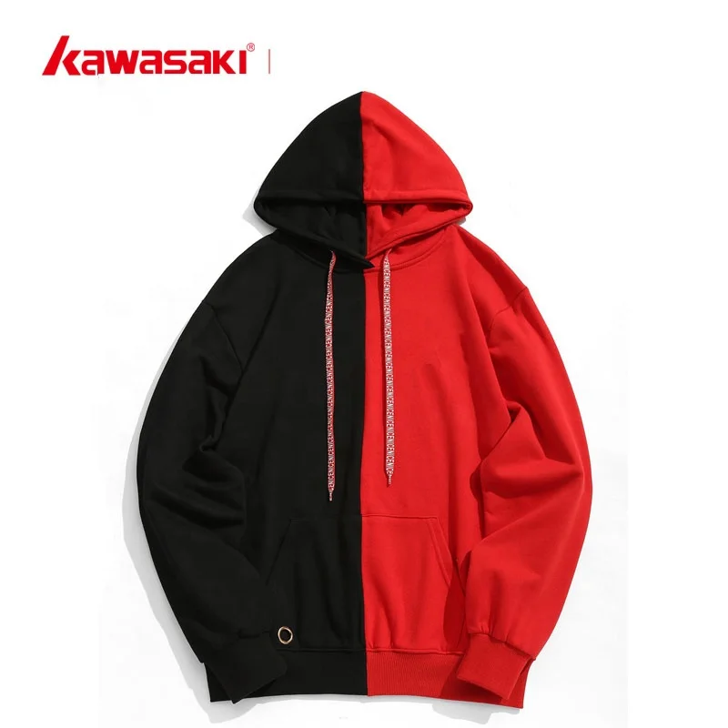 red and black hoodie