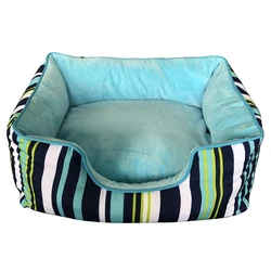 Wholesale Eco Friendly Small Square Pet Bed Calming Dog Beds Memory Foam Soft Dog Bed
