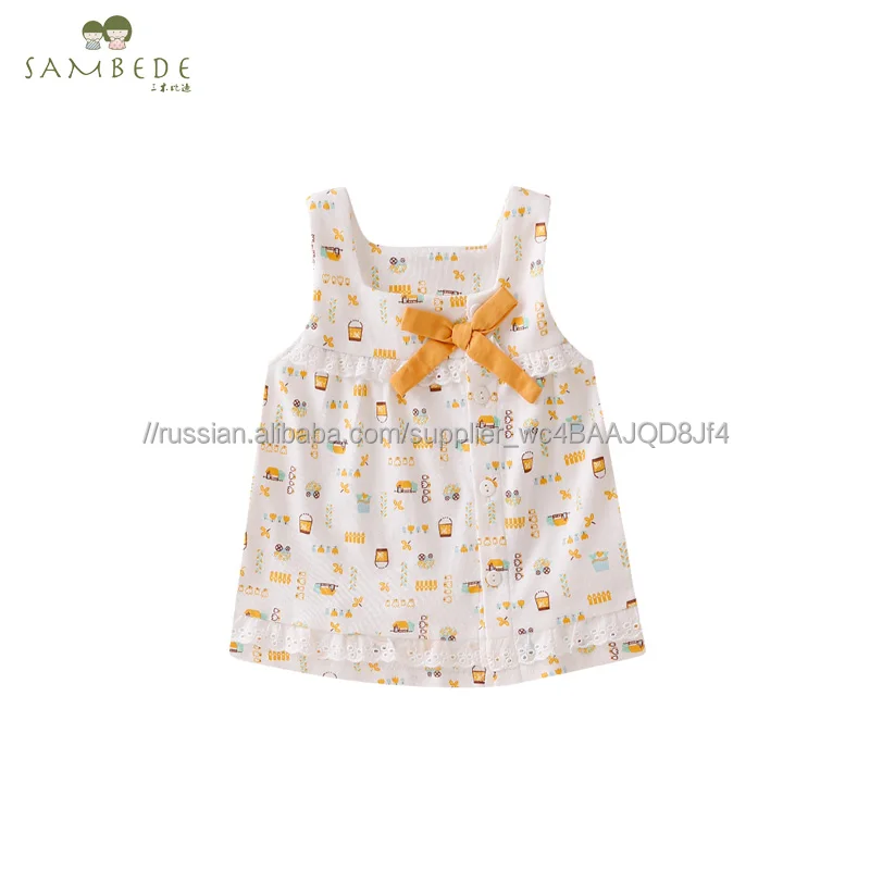 
 Sambede детская одежда для маленьких девочек платья для девочек для летнего сезона SME0457  
