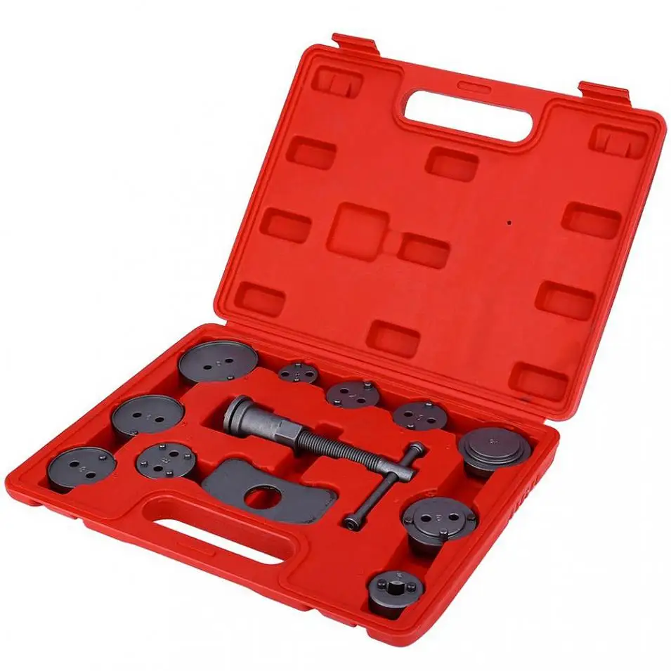 12pcs Set Universal Car Disc Brake Caliper Wind Back Brake Piston Compressor Repair Tool Set Kit For Most Automobiles Garage Buy Car Disc Brake Caliper Product On Alibaba Com