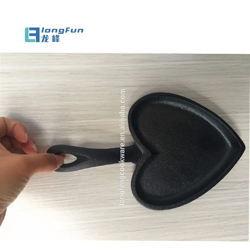 
Мини чугунная электрическая сковорода в форме сердца 