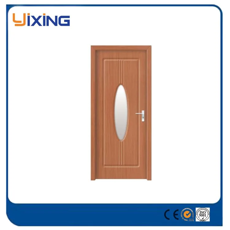 Modern Design Soundproof Design Upvc Door Pvc Swing Interior Mdf Wood Door
