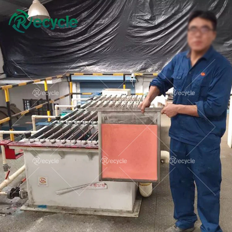 Scrap Copper Refining System Copper Cathode Production Line