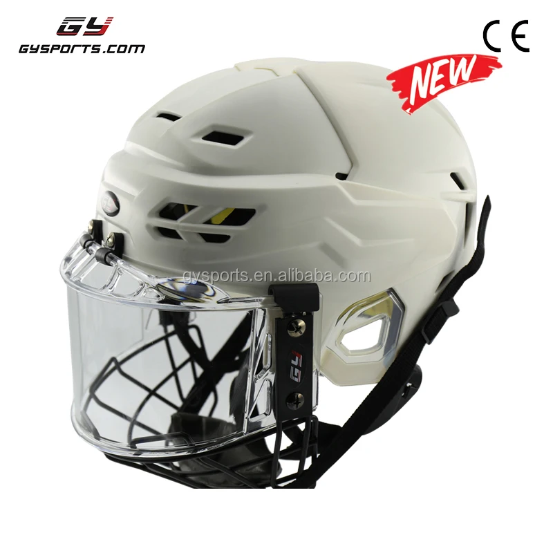 Factory Customizable Ice Hockey Helmet with Visor for Players