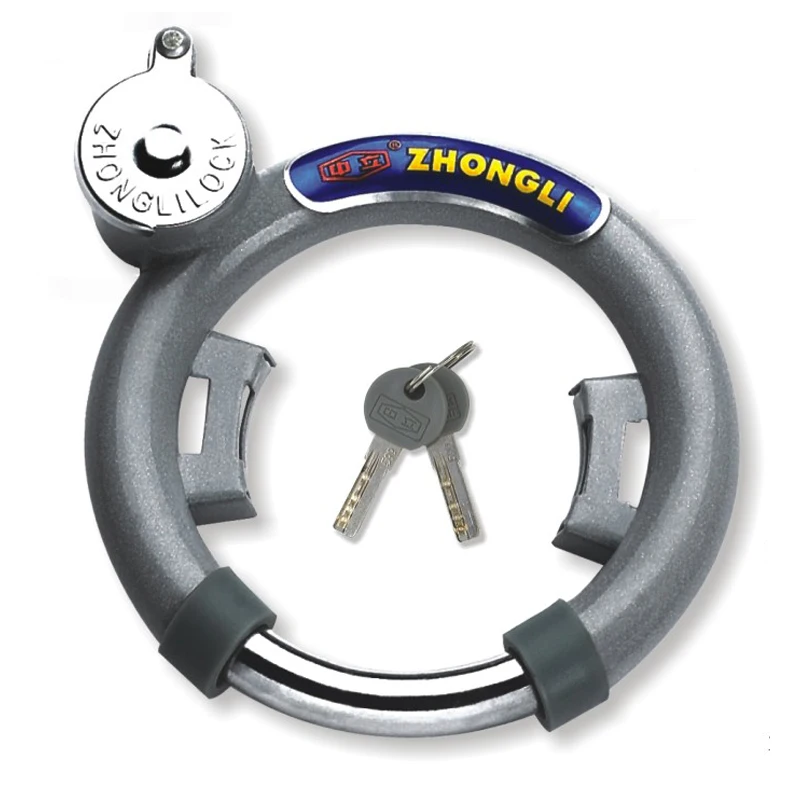 ZHONGLI железные + ABS велосипедные антижелезные Велосипедные замки рамы с ключом 88702