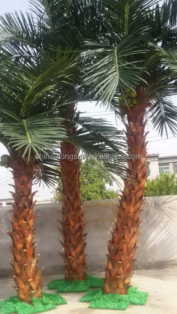 WS16032501 вечеринку декоративные большие комнатные искусственные пальмы для ландшафтного дизайна