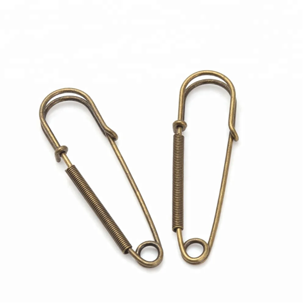 bronze safety pins