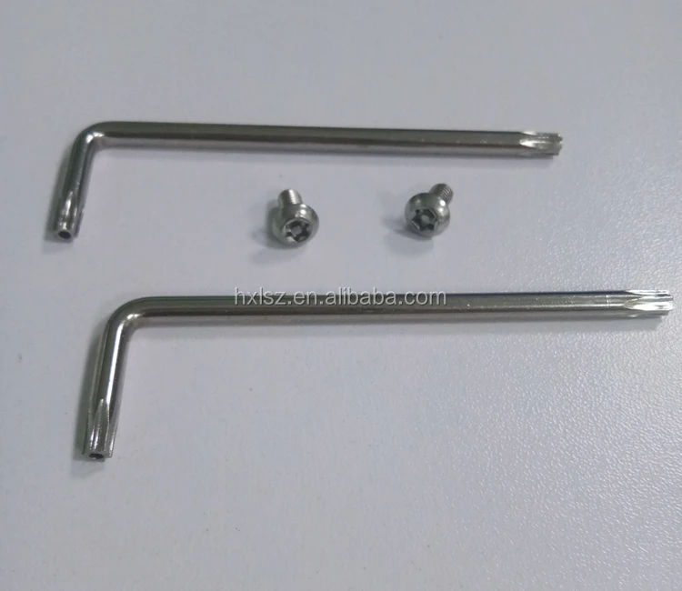 T6 T8 T10 T12 Pin Torx Keys with Hole Tool Set Wrench for Security Screws
