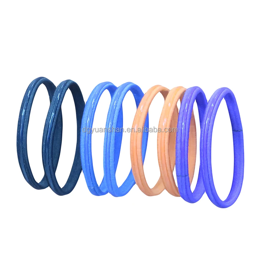 New Design Silicone Printed Yoga Elastic Hair Band Scrunchies for Women and Girl