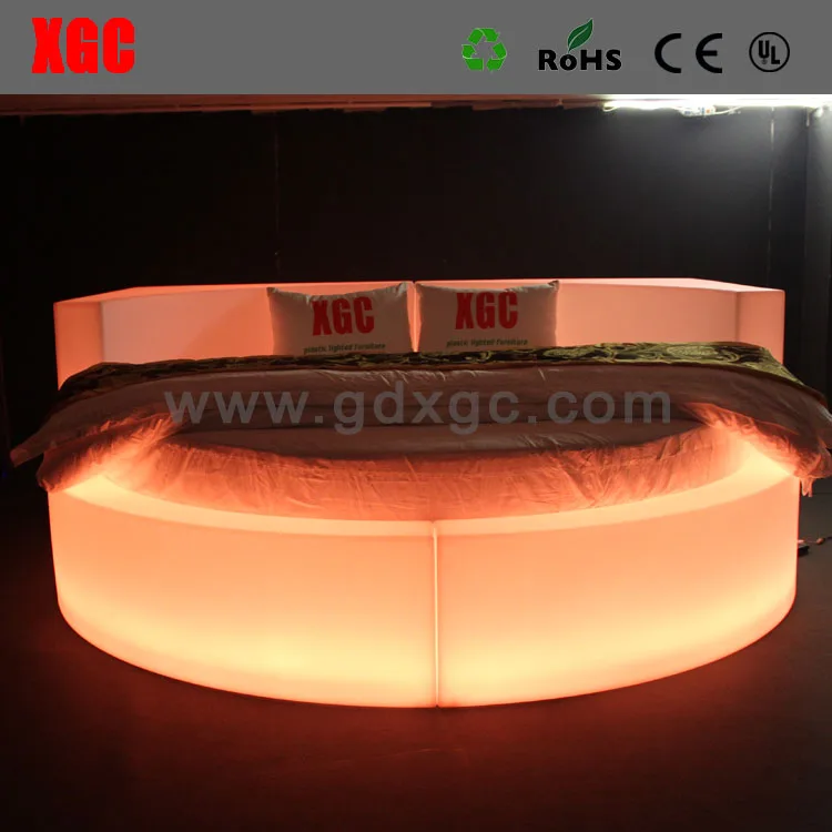 
Rotational Molding Production Tech PE Made 16 Changeable RGB Colors Bed 