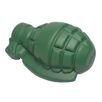 プロモーションギフト用ロゴ印刷手榴弾形状ストレスボール Buy Pu 手榴弾 Stess ボールカスタムロゴ手榴弾 ストレスボール カスタムストレスボールなし最小手榴弾ストレスボール Pu 泡手榴弾ストレスおもちゃ カスタムシェイプ模倣ストレスおもちゃ対戦車手榴弾