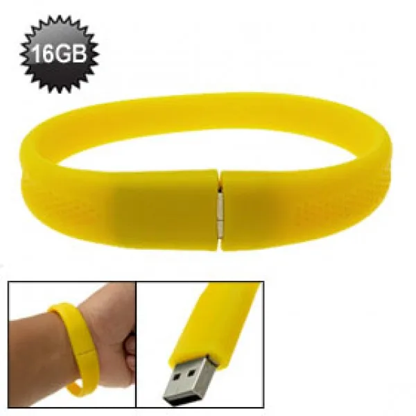 Soft rubber wristband USB memory stick Silicone bracelet USB Flash Drives novelty promotional gifts pen drive - ANKUX.COM