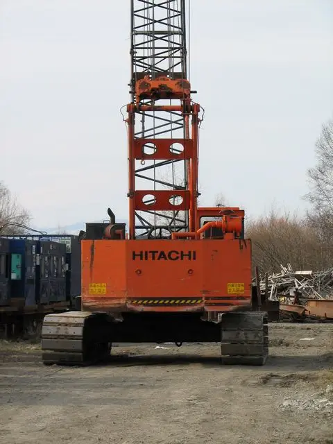 Бывший в употреблении гусеничный кран Hitachi KH150, дешевый японский гусеничный кран 40 тонн 50 тонн для продажи