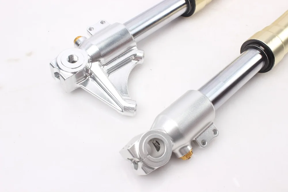 quality pitbike suspension CNC bottom upside down pit bike front forks adjustable