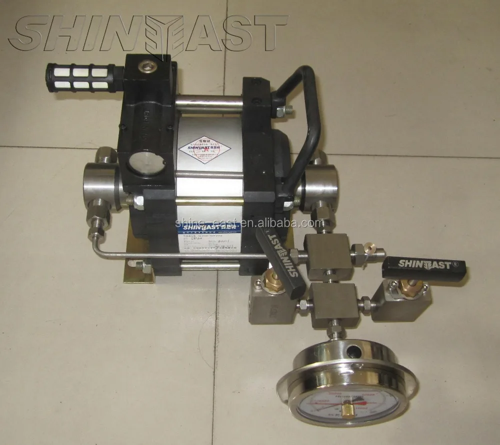 China Factory Shineeast Model: LBS-GD400-NS Air Driven Hydrostatic Testing Pump--Jinan Shineeast Bra