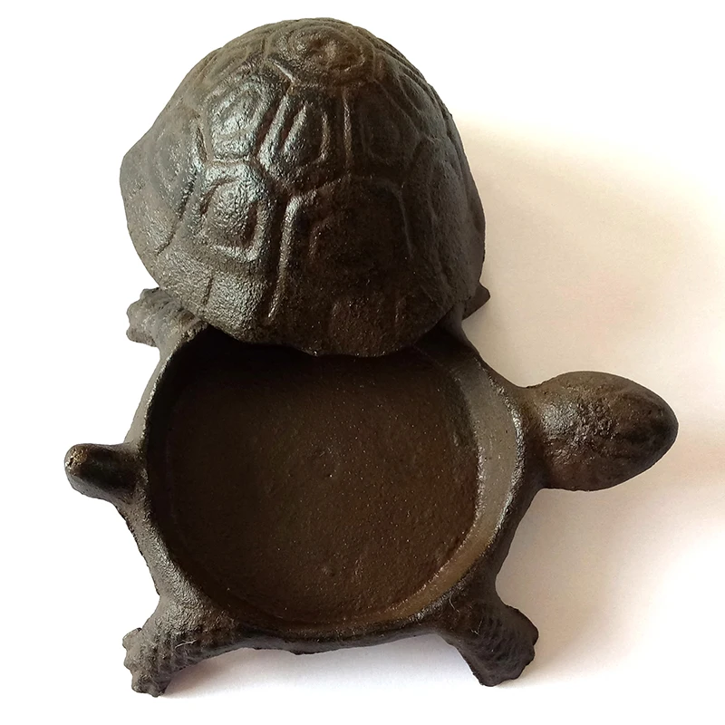 Home& Garden Decorative Cast Iron Turtle Key Hider/ Keyholder/ Yard ...