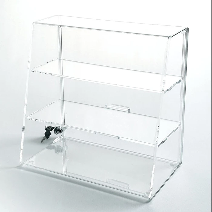 DENEST Clear Acrylic Cabinet Dust-free Multi-layer Ladder Display