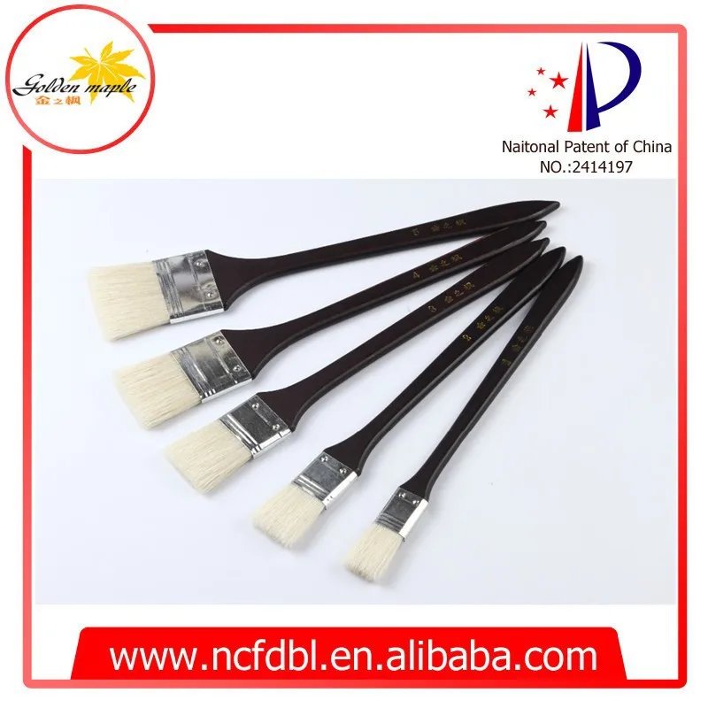 Artist Brush Manufacturer  OEM Custom Food Safe Paint Brush Painting Art Materials Supplies Bristle Hair Painting Artist Brush
