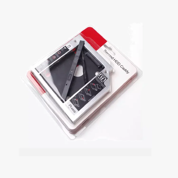  Алюминиевый 9 0/9 5/12 7 мм 2 5 дюйма 2-й жесткий диск Caddy SATA3.0 SSD кронштейн адаптер второй hdd caddy