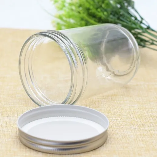 Round Shape Honey Jam Pickles Glass Jar With Twist off Lid Food Storage Glass Jar