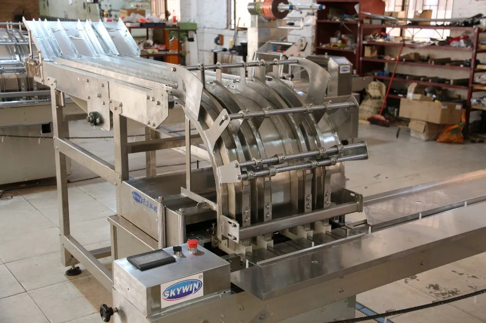 Skywin Automatic Control Biscuit Feeding and Packing Machine (6 Lanes ...