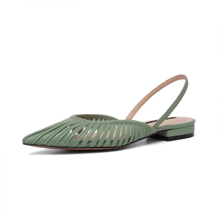 pointed toe sandals flat