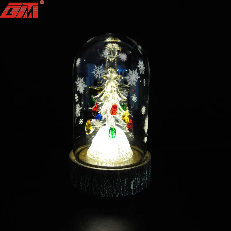 trending imported glass bell shaped Christmas decoration light glass dome for home decor