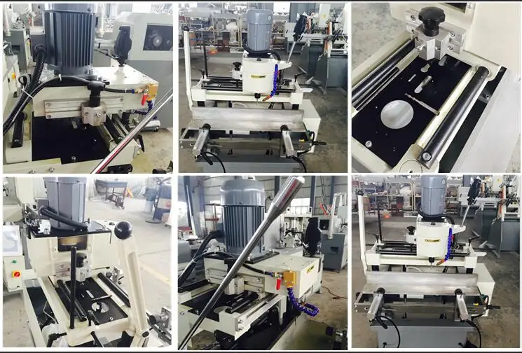 Manual Lock Hole Milling Machine Aluminum PVC Windows And Doors Aluminum Copy Router Machine factory