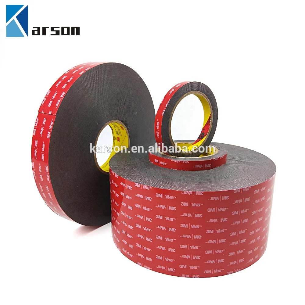 High Sticky Acrylic Adhesive V Hb 3m Double Sided Tape 3m Tape 5952 Black,  1.1mm