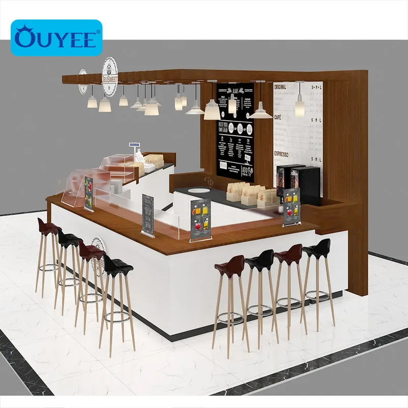 Modern Milk Tea Shop Counter Design Coffee Kiosk Design Furniture Bubble Tea Counter Coffee Shop Counter Coffee Shop Kiosk