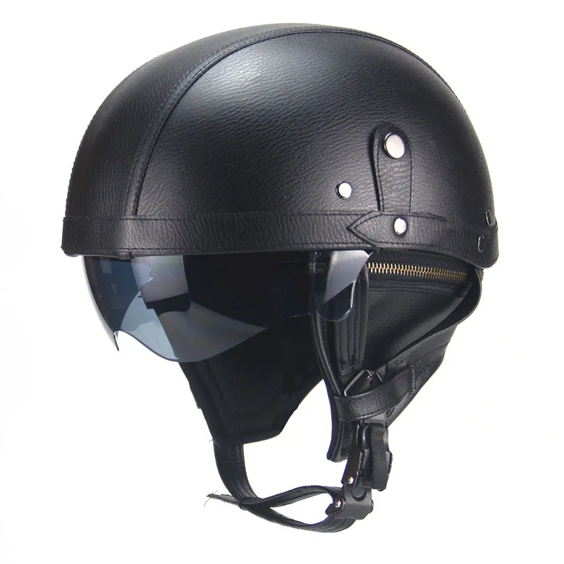 leather motorcycle helmets for sale