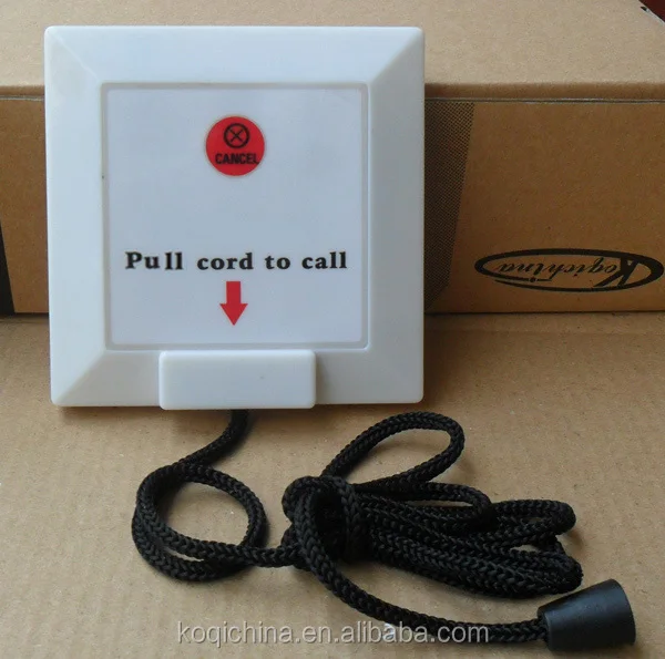 Bathroom Emergency Call Button Used in the Hospital Clinic Display Receiver With Call Button