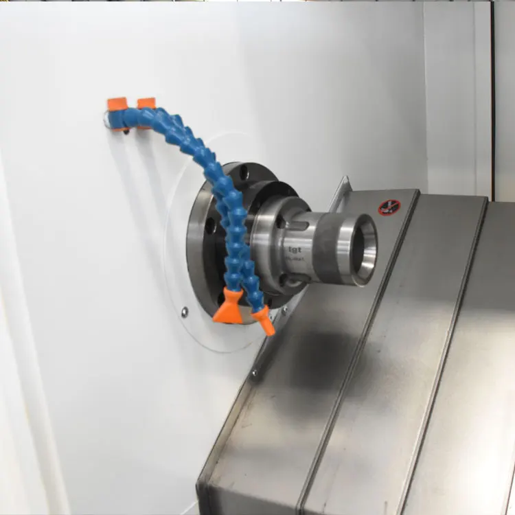 CK46P High Speed Cnc Lathe 5 Axis With C Axis and Milling Tools