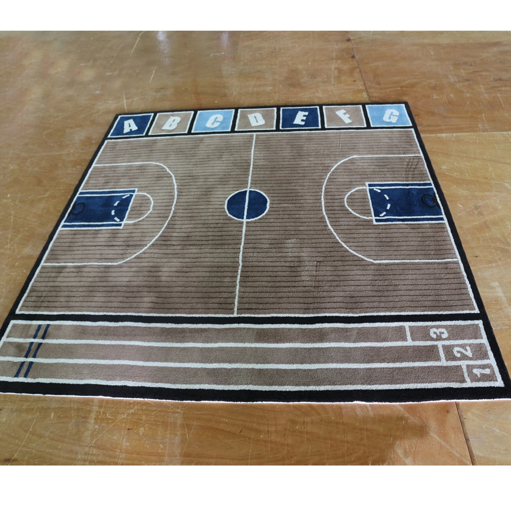 Basketball Rug 4x5, Watercolor Tie Dye Hip Hop Style Carpet, Colorful  Basketball Games Indoor Floor Rug, Balls Theme Decorative Rug Gradient Game