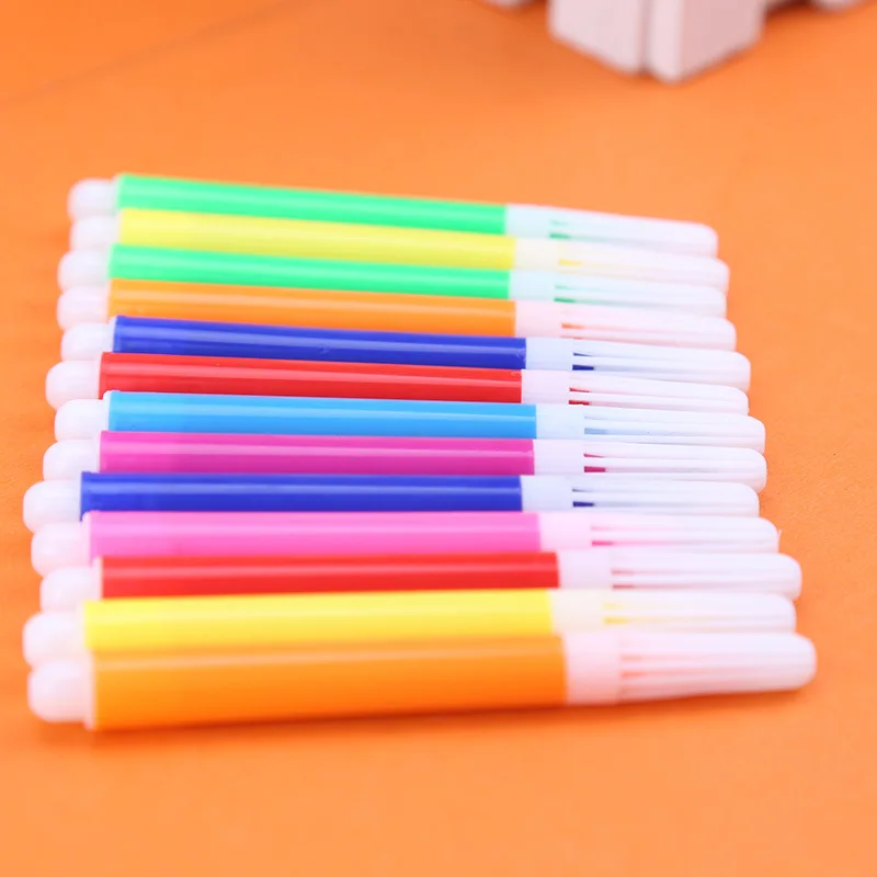 Нетоксичная и моющаяся Акварельная маркерная ручка для детей взрослых книжка-раскраска