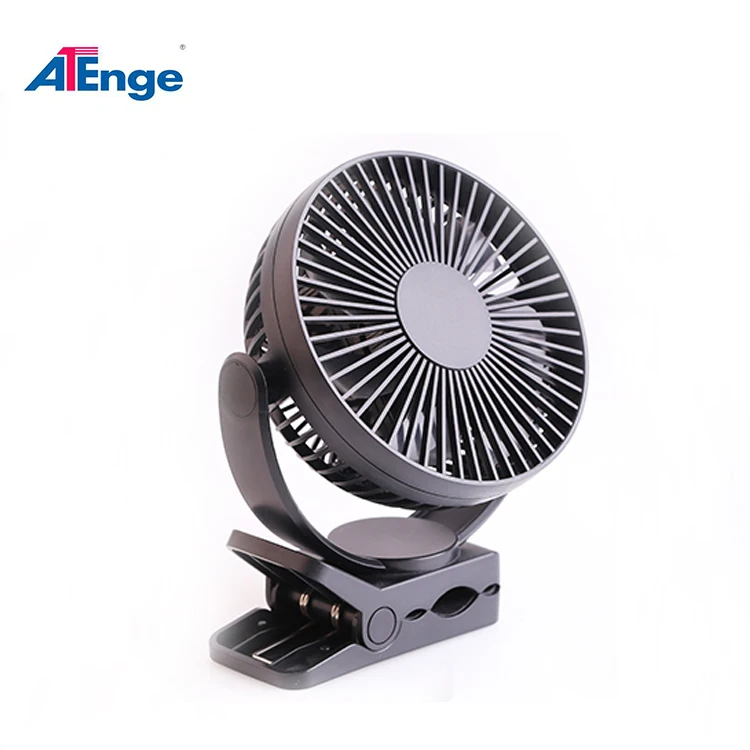 
 Черный 360 градусов вращение, переносной, для офиса, аккумуляторная батарея работает клип Настольный вентилятор с таймером настольный Usb вентилятор воздушного охлаждения TF-28  