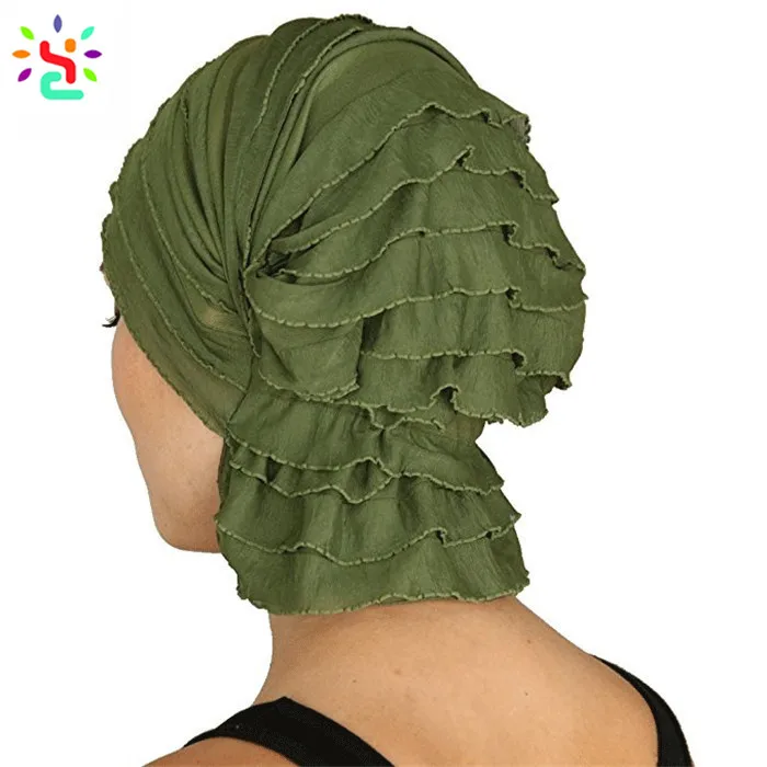 Cappello con turbante alla moda per donna cappello chemio con