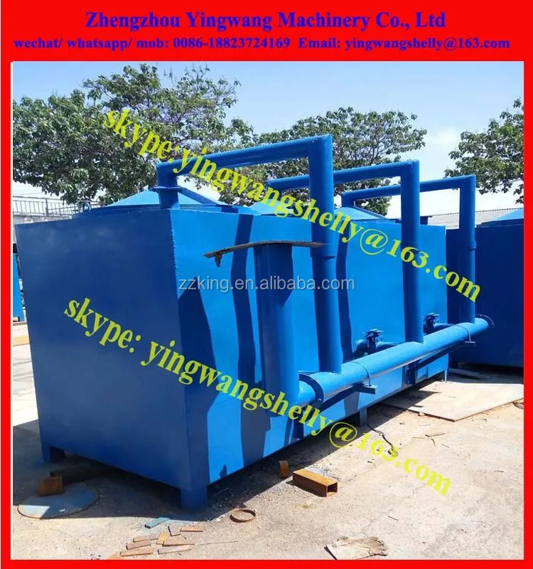 Palm Kernel Shells Charcoal Making Machine Carbonization Furnace