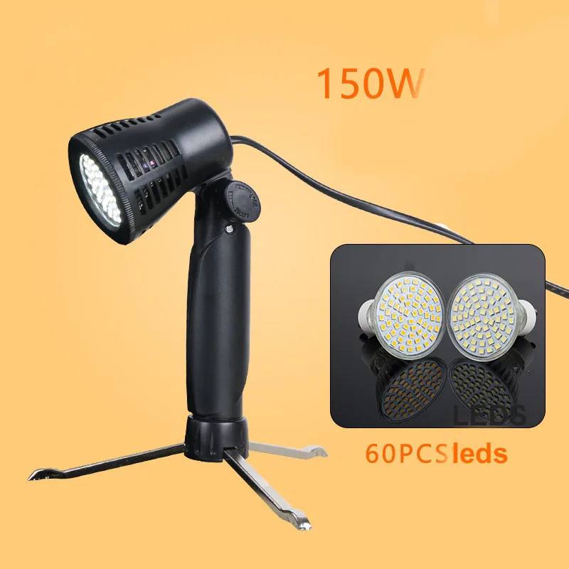 Small Spot Light With Tripod Stand Bulb For Photo Studio New Arrive 1pc 50w  5100k Photography Studio Led - Buy Photographic Lightings Fill-in  Continuous Light,Portable Mini Tripod Stand Bulb Light Photo Studio