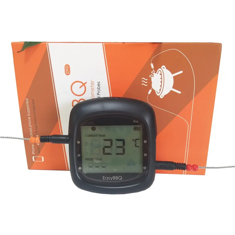 Bluetooth BBQ Thermometer with Magnet EasyBBQ Pro3