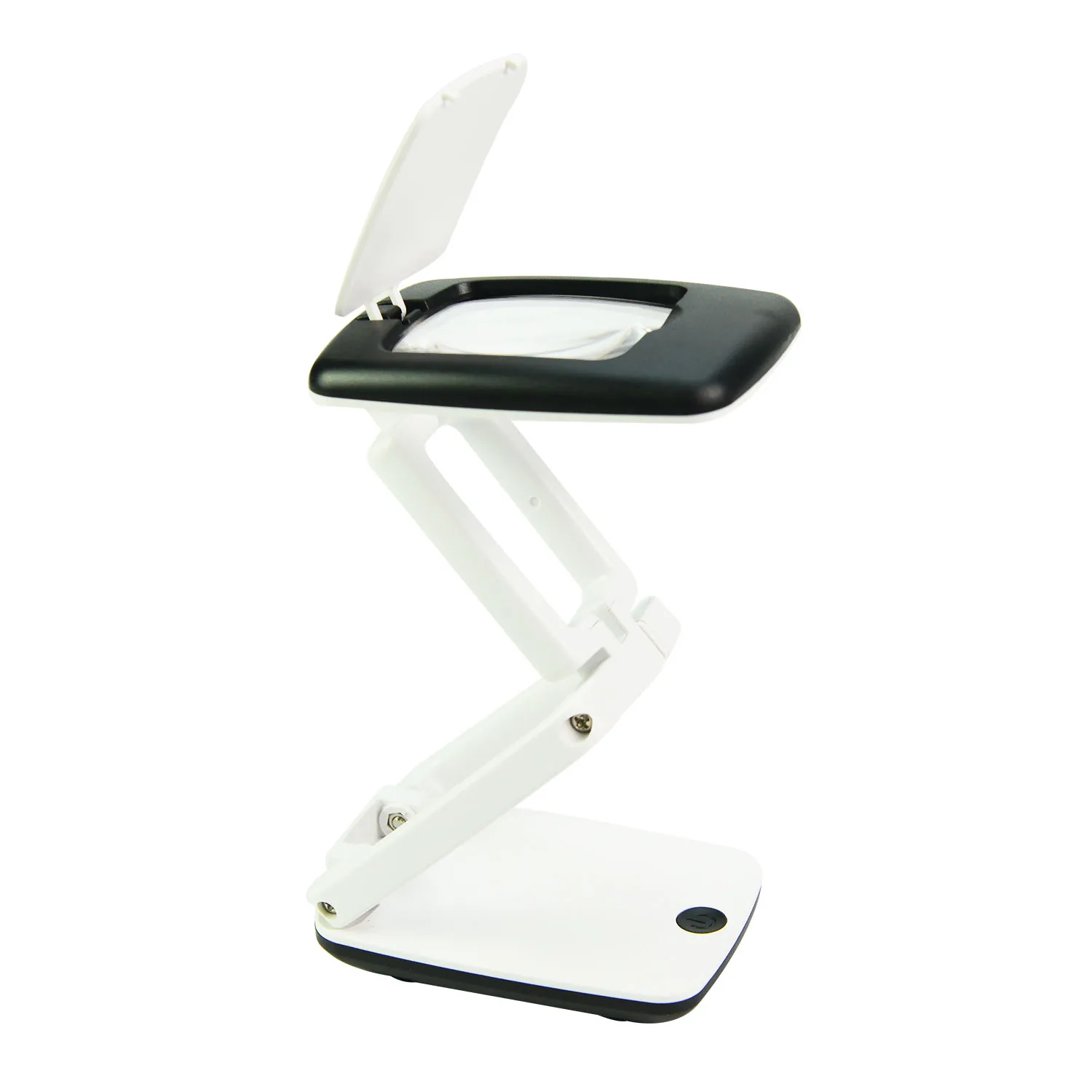 Wholesale TH-7021 3X Folding writing desk lampmagnifier  with 9LED lights and USB Battery