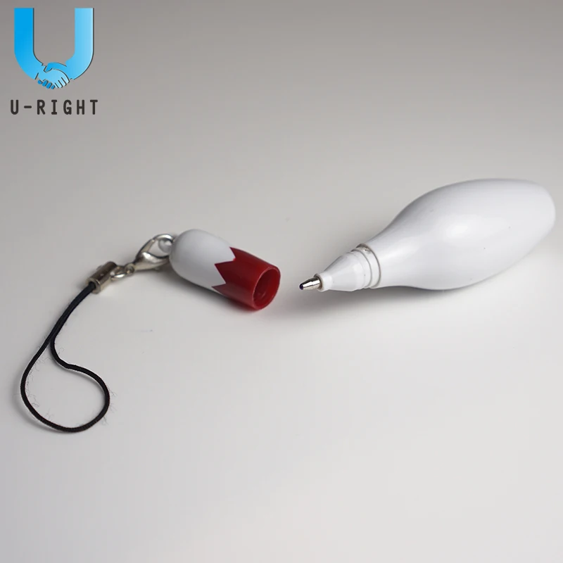 Plastic Bowling Shape Pen for Gift