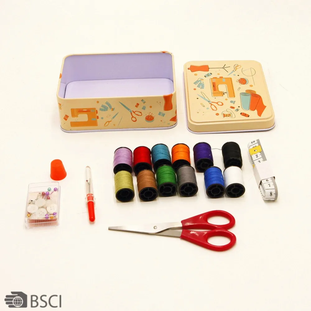 Needlework Materials Storage Box Stich Holder Plastic Knitting Needles Tape Measure Kit Set Accessories Sewing Box