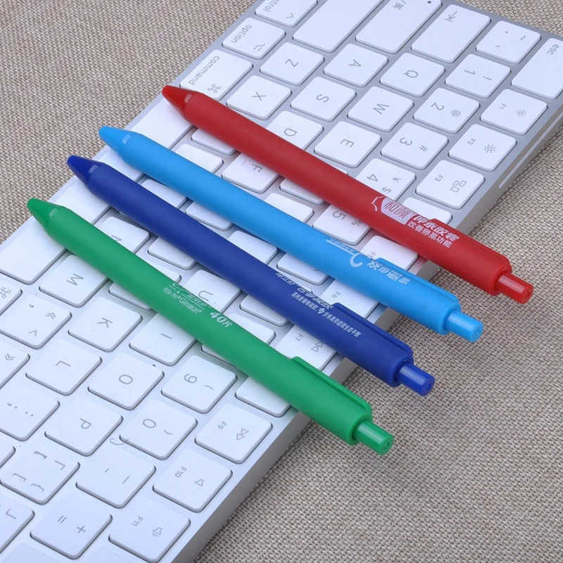 2025 Factory Wholesale Click Action ABS Plastic Ballpoint Pen with Print logo