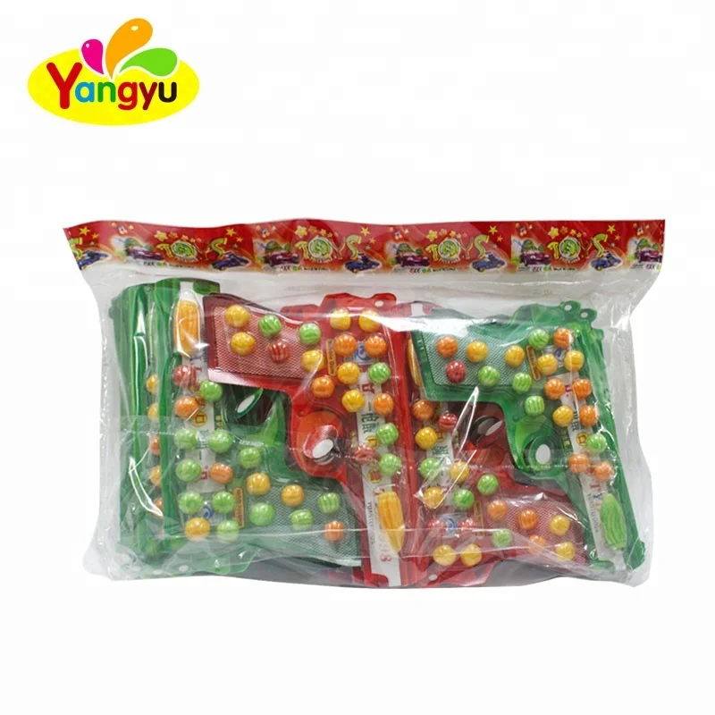 Halal Funny Cheap Fruity Flavour Bubble Gum in Blister Gun