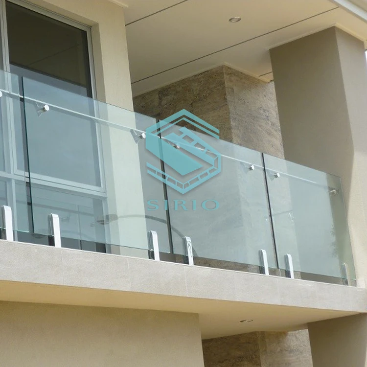 Glass balustrade Outdoor glass balustrade and Stainless steel balustrade accessories