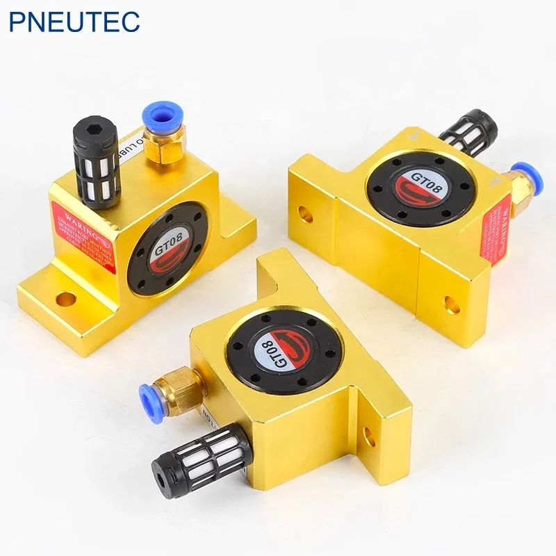 SMC High Quality Low Noise Imported Bearing Rotary GT Series GT16  Pneumatic Turbine Vibrator for Hopper