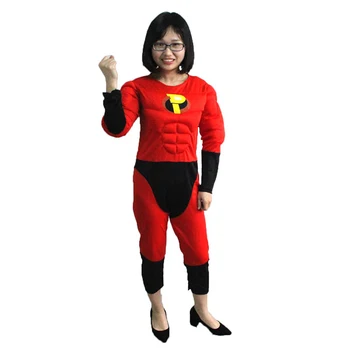 Superhero girls party costume outfit red cape halloween clothing for party personality cloak