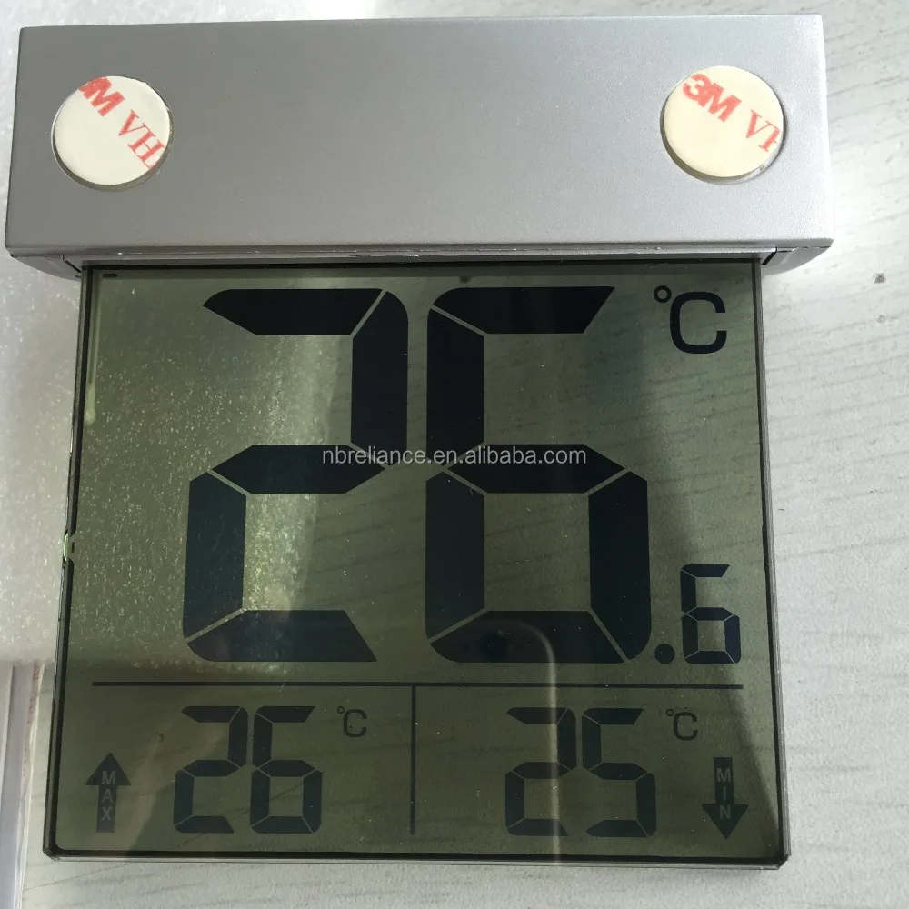 outdoor solar powered outside temperature measuring